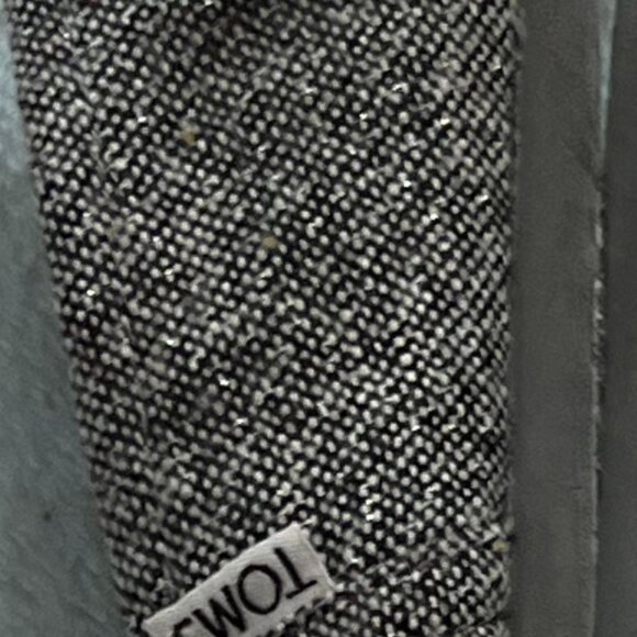 Womens Brownish Gray Tweed Toms size 7.5W - Picture 4 of 12